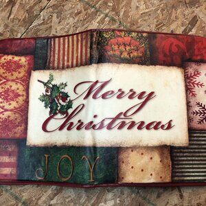 Merry Christmas Joy Padded 18" x 30" Designer Chef Indoor Mat #F80
